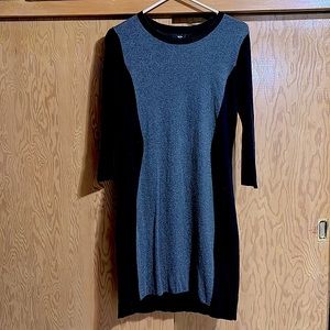 Mossimo brand sweater dress size XL BLACK AND GRAY